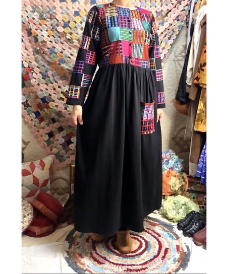 embroidered easy dress