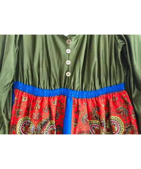 60's paisley dress