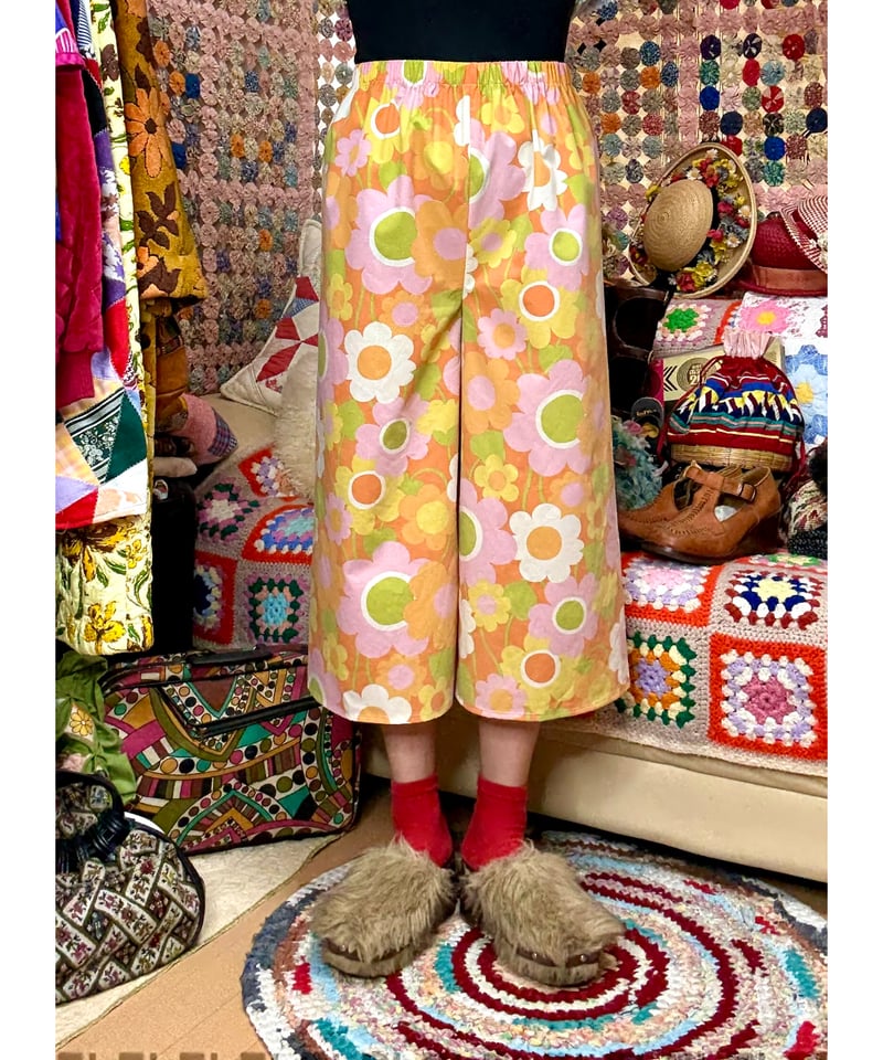 パンツ 80s dead stock flower pattern pants パンツ 80s dead stock flower pattern pants パンツ 80s dead