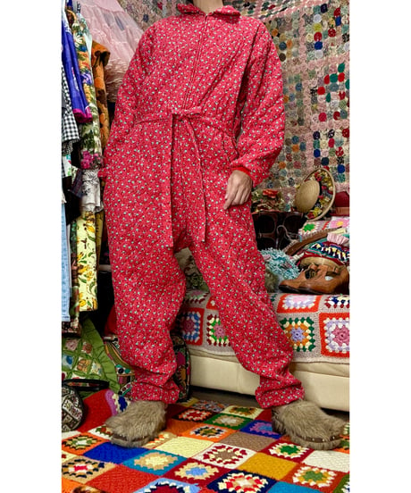 70-80s quilted jumpsuits