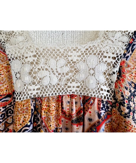 paisley maxi dress