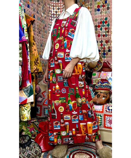 beer print dress