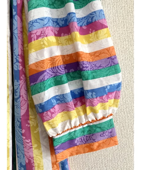 rainbow stripe dress