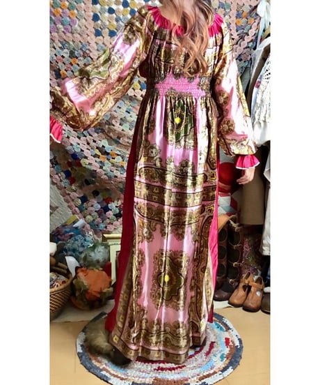 paisley scarf dress