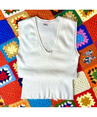 70-80s angora inner vest