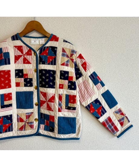 patchwork quilted jacket
