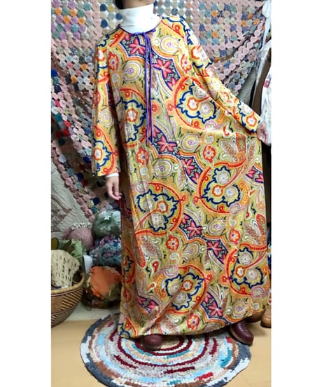 70s paisley dress