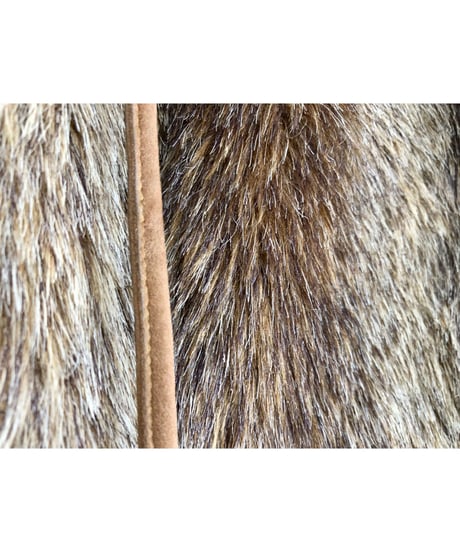 60's faux fur vest