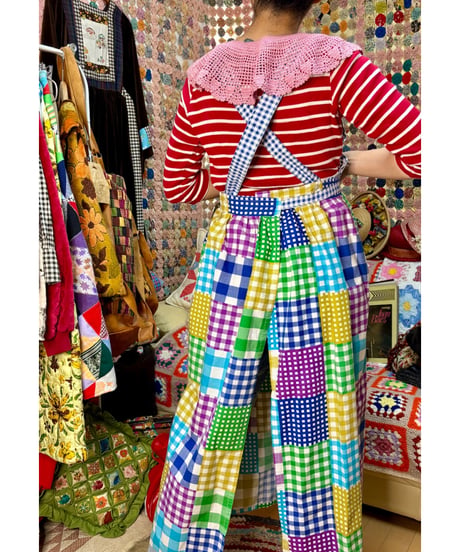 plaid apron dress