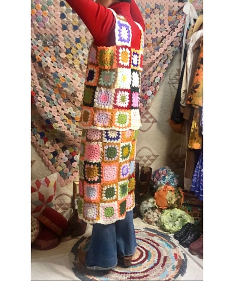 granny square vest