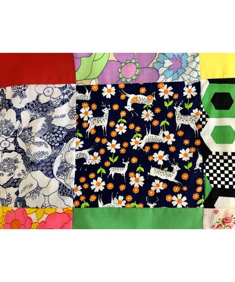 60's patchwork wrap skirt