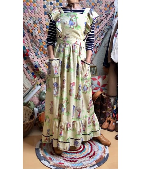 holly hobbie apron dress