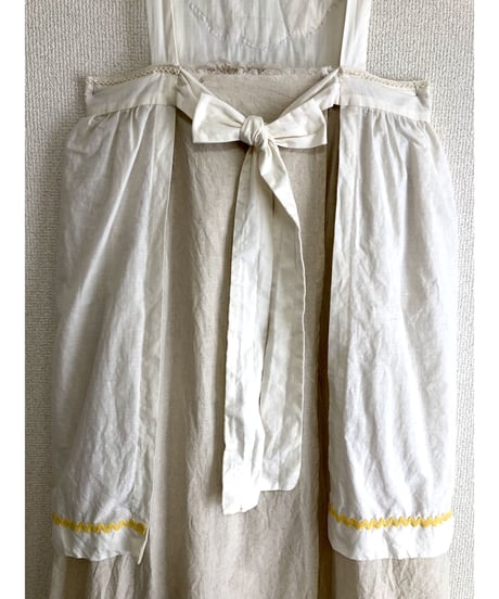 70's upcycle apron dress