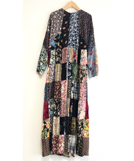 70's patchwork dress