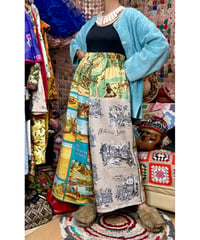 tea towel super wide leg pants B