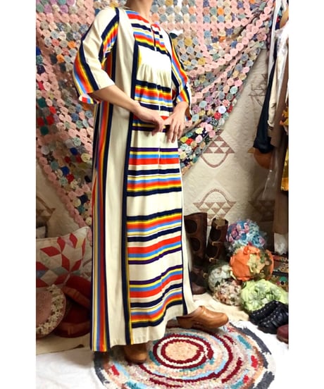 70's pile dress