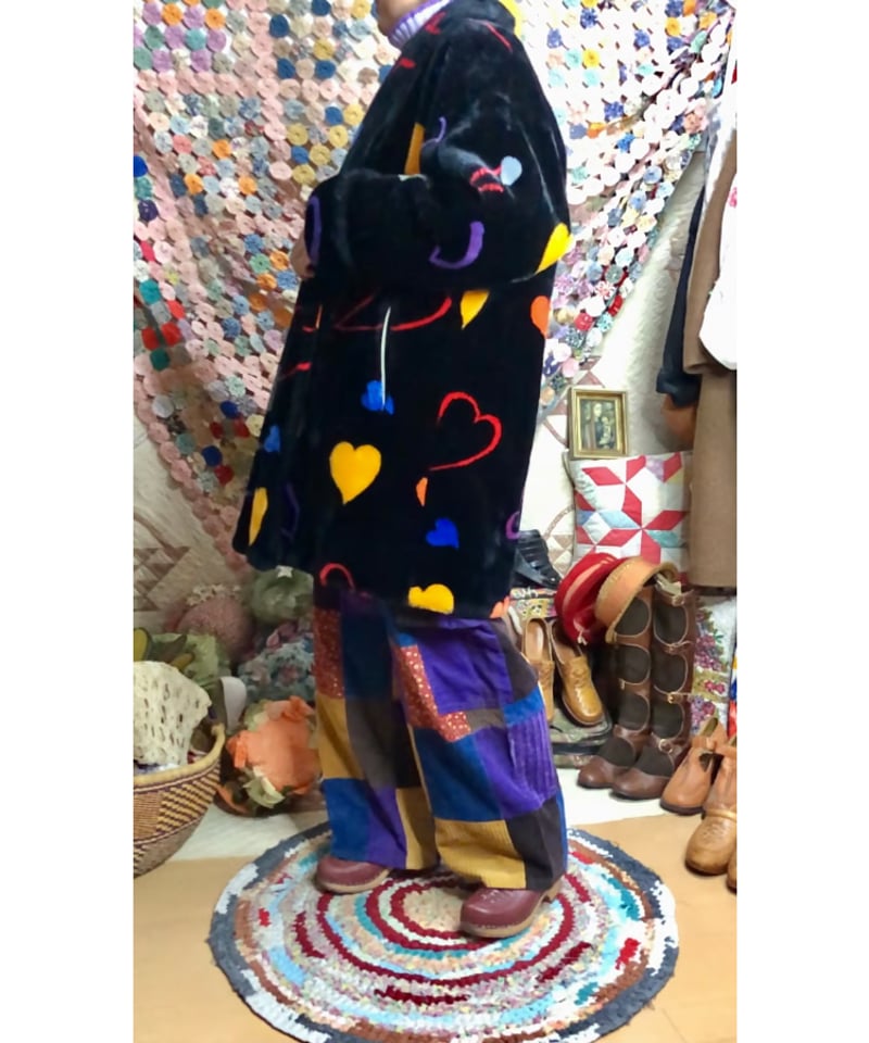 donnybrook faux fur heart motif coat | Quilt