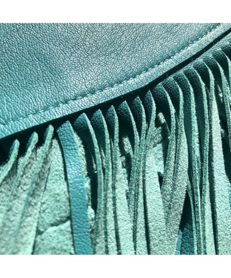 leather fringe collar