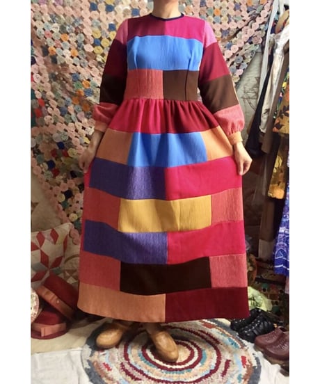 60's patchwork dress