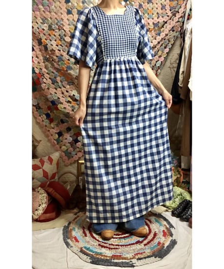 70's plaid dress
