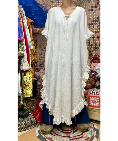 frill easy maxi dress