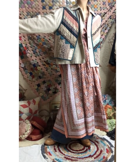 patchwork quilt vest