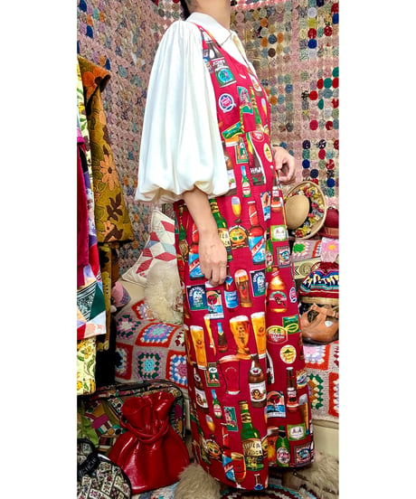 beer print dress