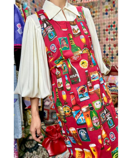 beer print dress