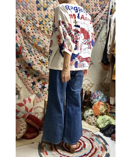 Raggedy Ann & Andy feed  sack style tops