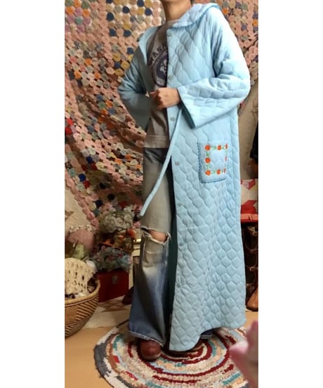 60s quilting robe（NOS）