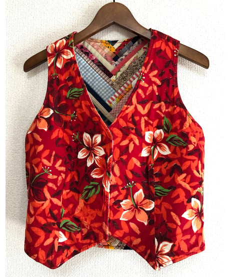 patchwork vest