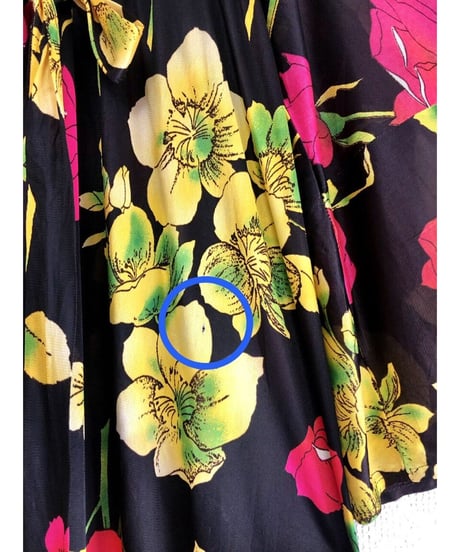 60's flower dress