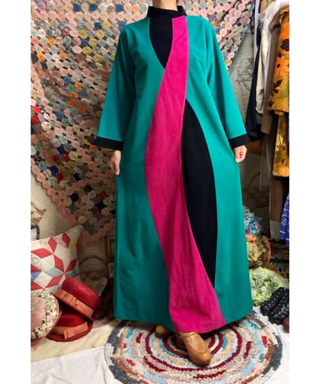 70's fleece dress