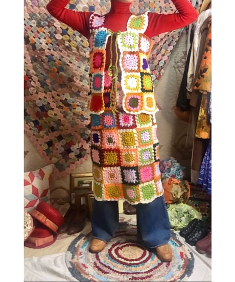 granny square vest