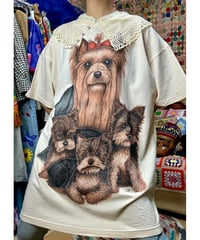 dogs over size tee