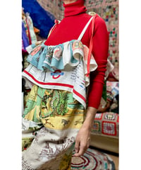 tea towel frill tops