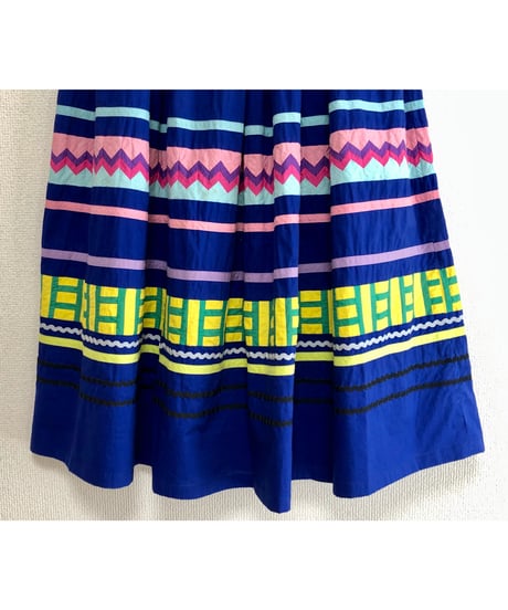 50-60s seminole patchwork skirt