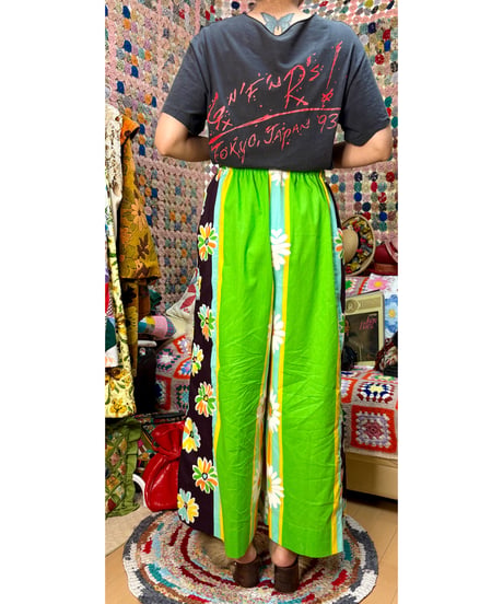 70s super wide leg pants 2piece