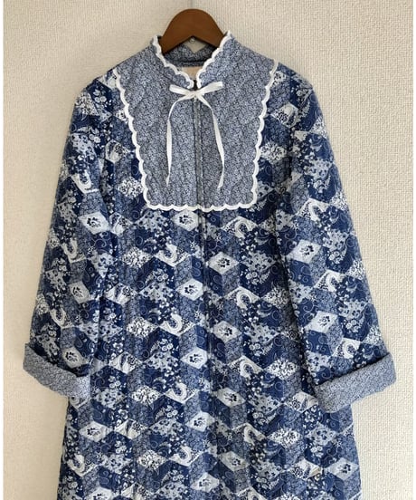 70s patchwork print robe