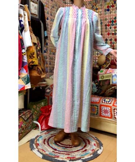 pinstripe easy dress