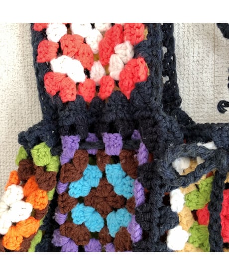 granny square one-piece black