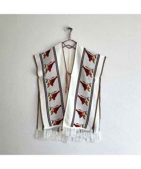fringe knit vest