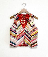 patchwork vest