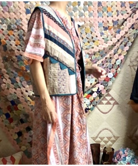 patchwork quilt vest