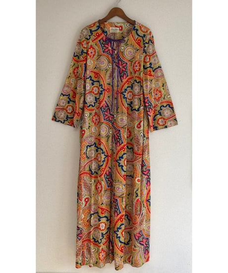 70s paisley dress