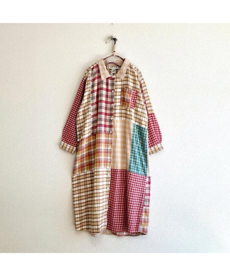 plaid flannel shirt dress