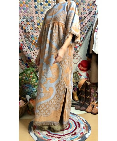 70s pile dress