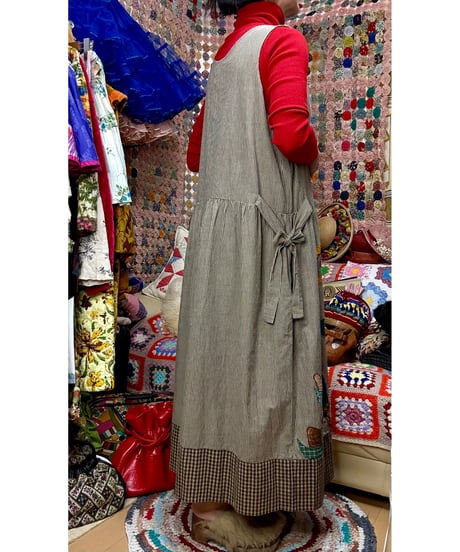 90s flower patch dress