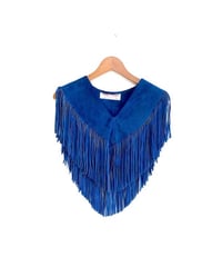 leather fringe collar