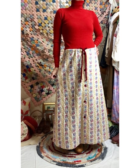 quilting flower skirt